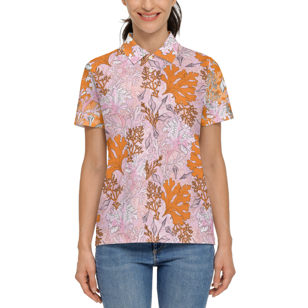 Great Barrier Reef: Women’s Classic Fit Short-Sleeve Polo Shirt