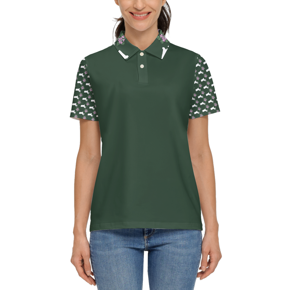 Massachusetts My Bay: Women’s Classic Fit Short-Sleeve Polo Shirt